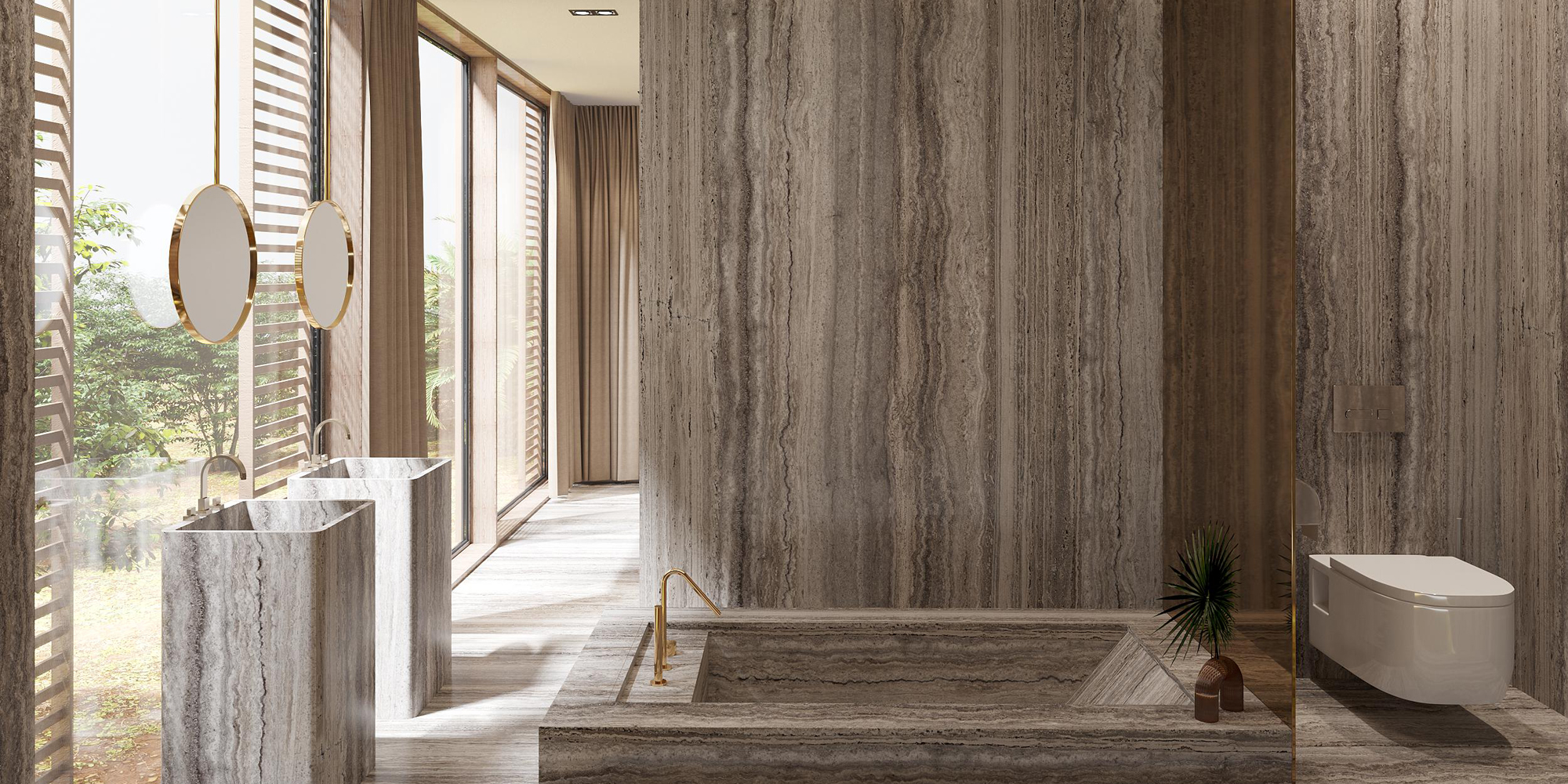 Silver Travertine