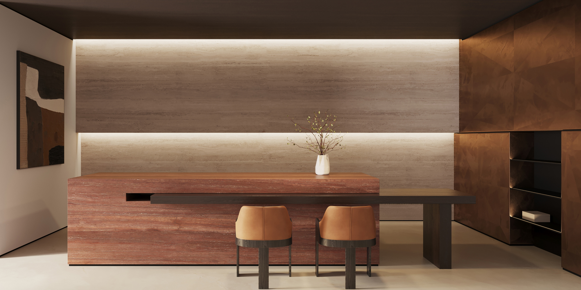 Red Travertine